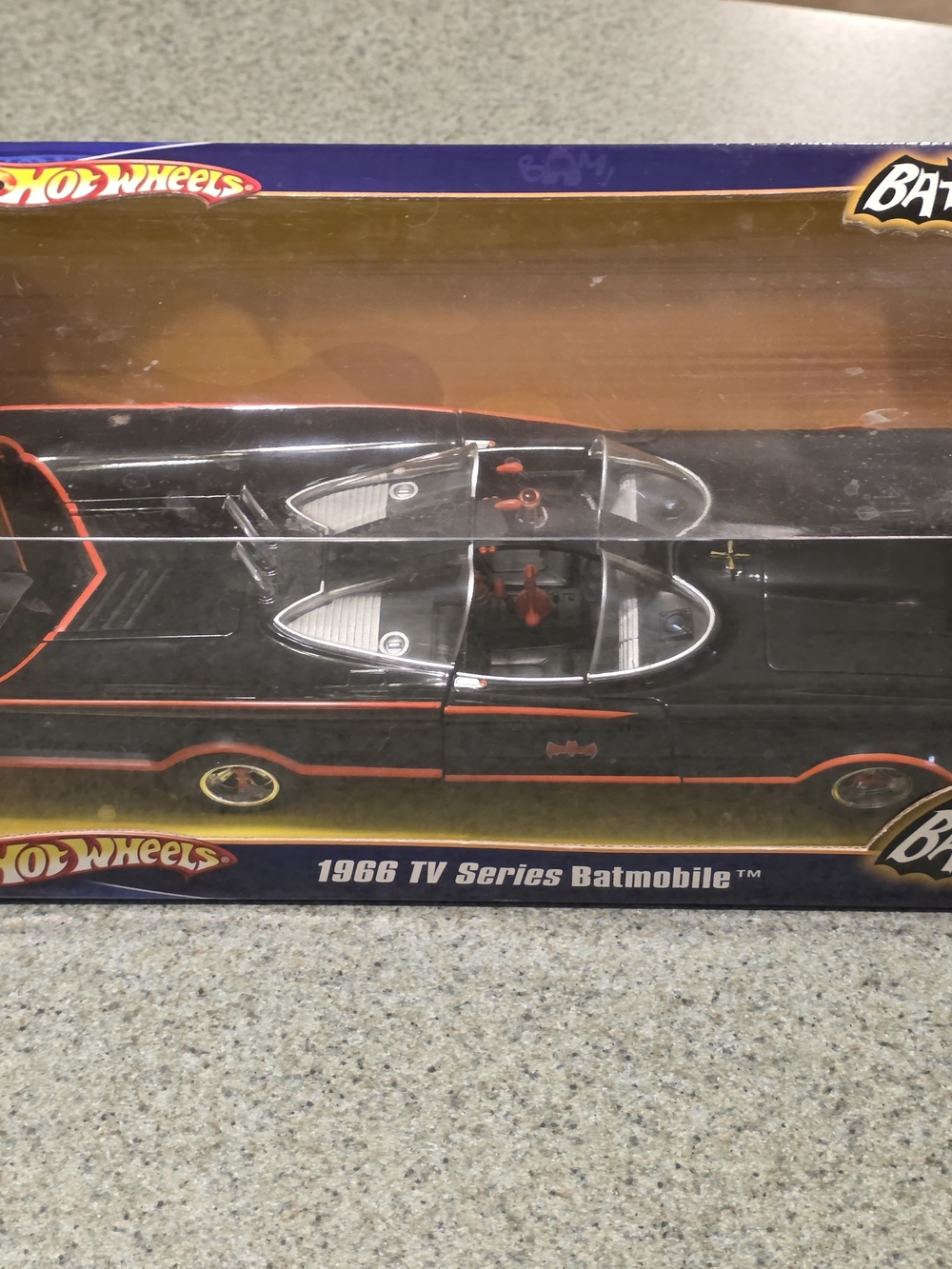 Hot Wheels 1966 TV Series Batmobile - Black with Red Accents